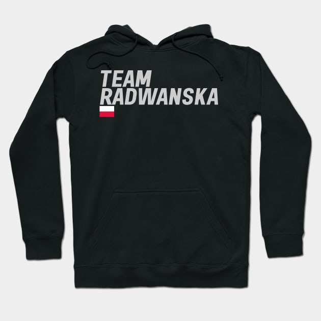 Team Radwanska Hoodie by mapreduce